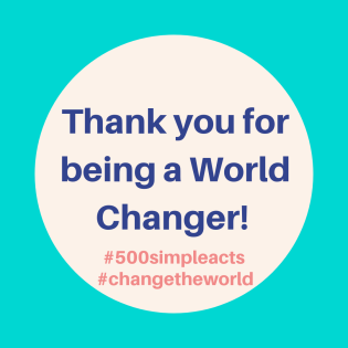 Thank you for being a World Changer!